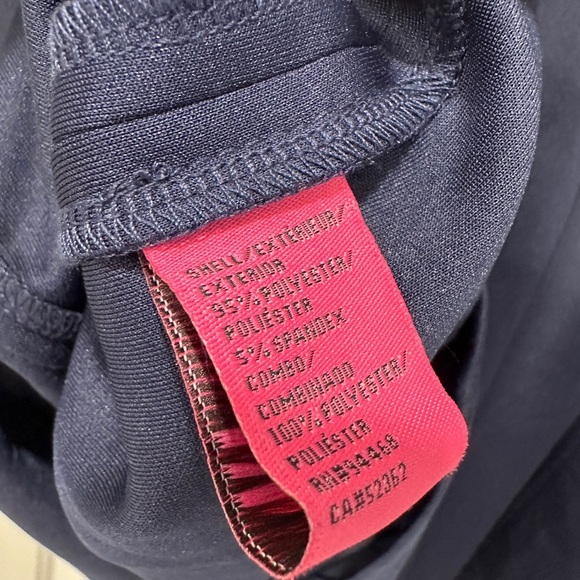 NWT Betsey Johnson Navy Front Zip Fit and Flare Dress - Picture 7 of 7